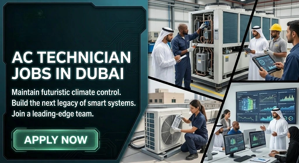 AC Technician Jobs in Dubai 2026 | HVAC Salaries, Walk-ins & Visas