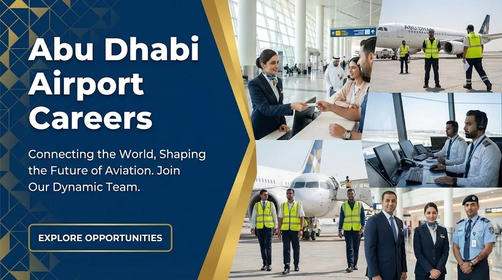 Abu Dhabi Airport Careers 2026 | Ground Handling, AVSEC Security & Terminal Operations Jobs in UAE