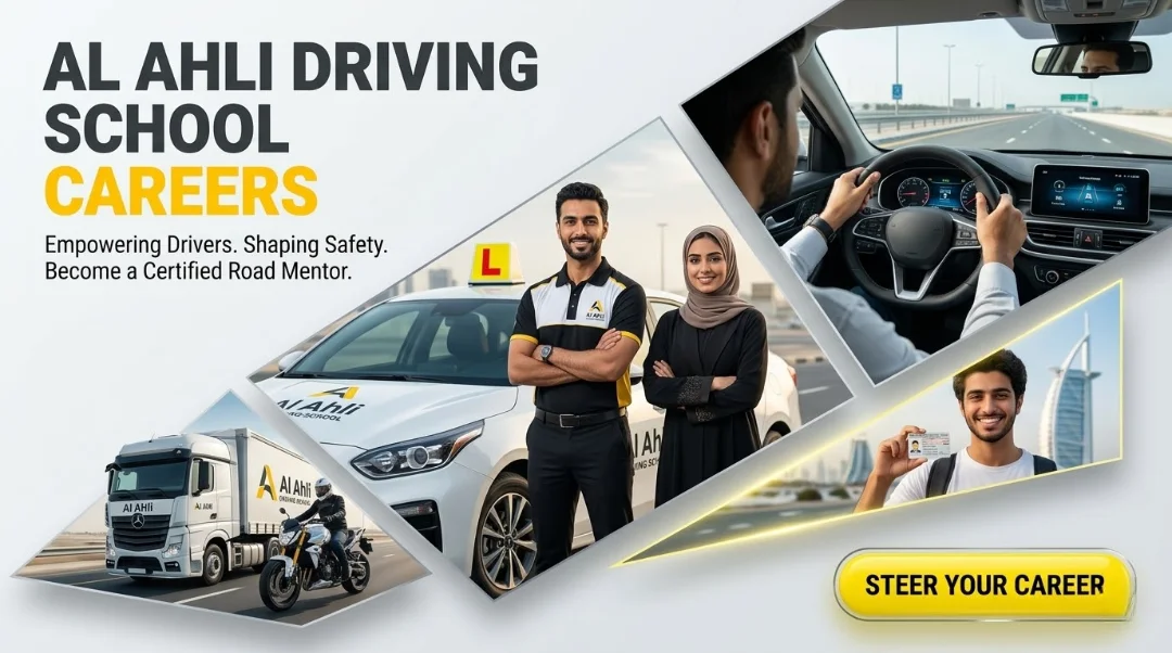 Al Ahli Driving School Careers 2026 | RTA Instructor, Fleet Maintenance & Admin Jobs
