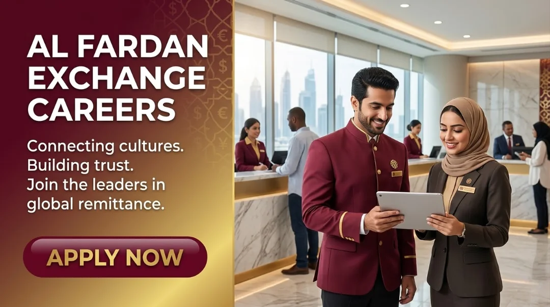 Al Fardan Exchange Careers 2026 | Branch Cashier, AML Compliance & Finance Jobs in UAE