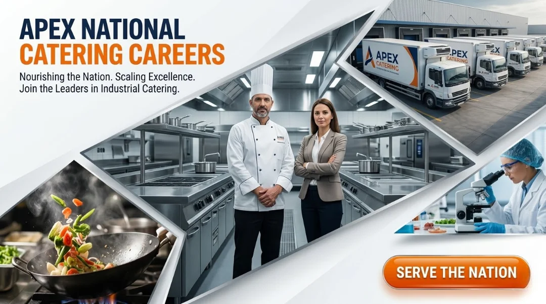 Apex National Catering Careers 2026 | Camp Boss, Industrial Chef & Food Safety Jobs