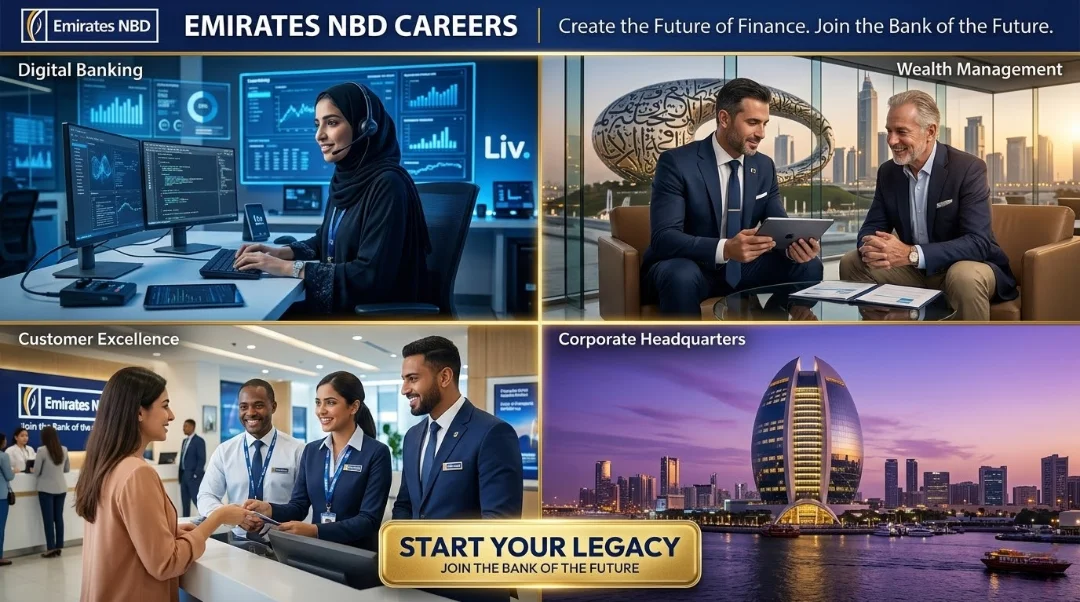 Emirates NBD Careers 2026 | Branch Teller, Priority Banking & Risk Ops Jobs