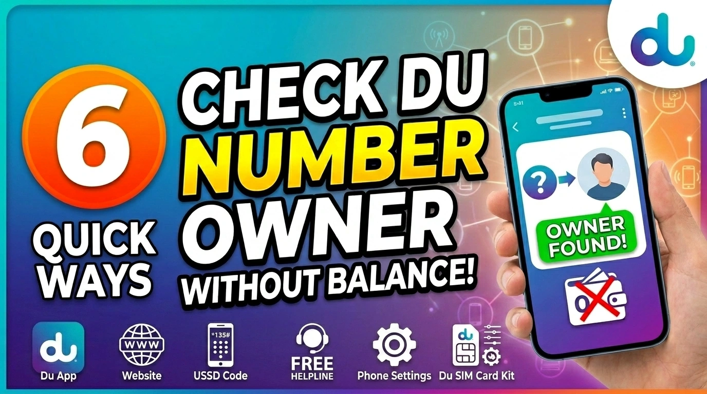 How to Check Du Number Owner Without Balance