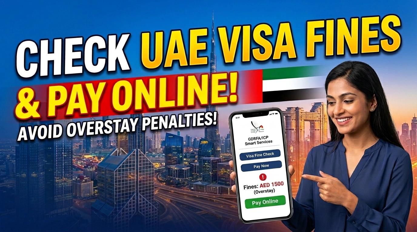 Check UAE Visa Fines and Pay Overstay Penalties Online 2026