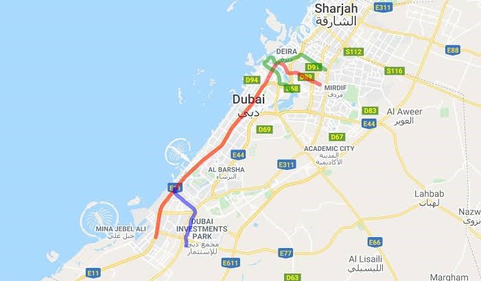 Dubai Metro Red Line Timing 2026