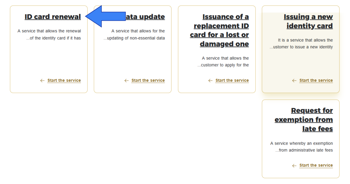 Emirates ID Card Renewal online ICP portal