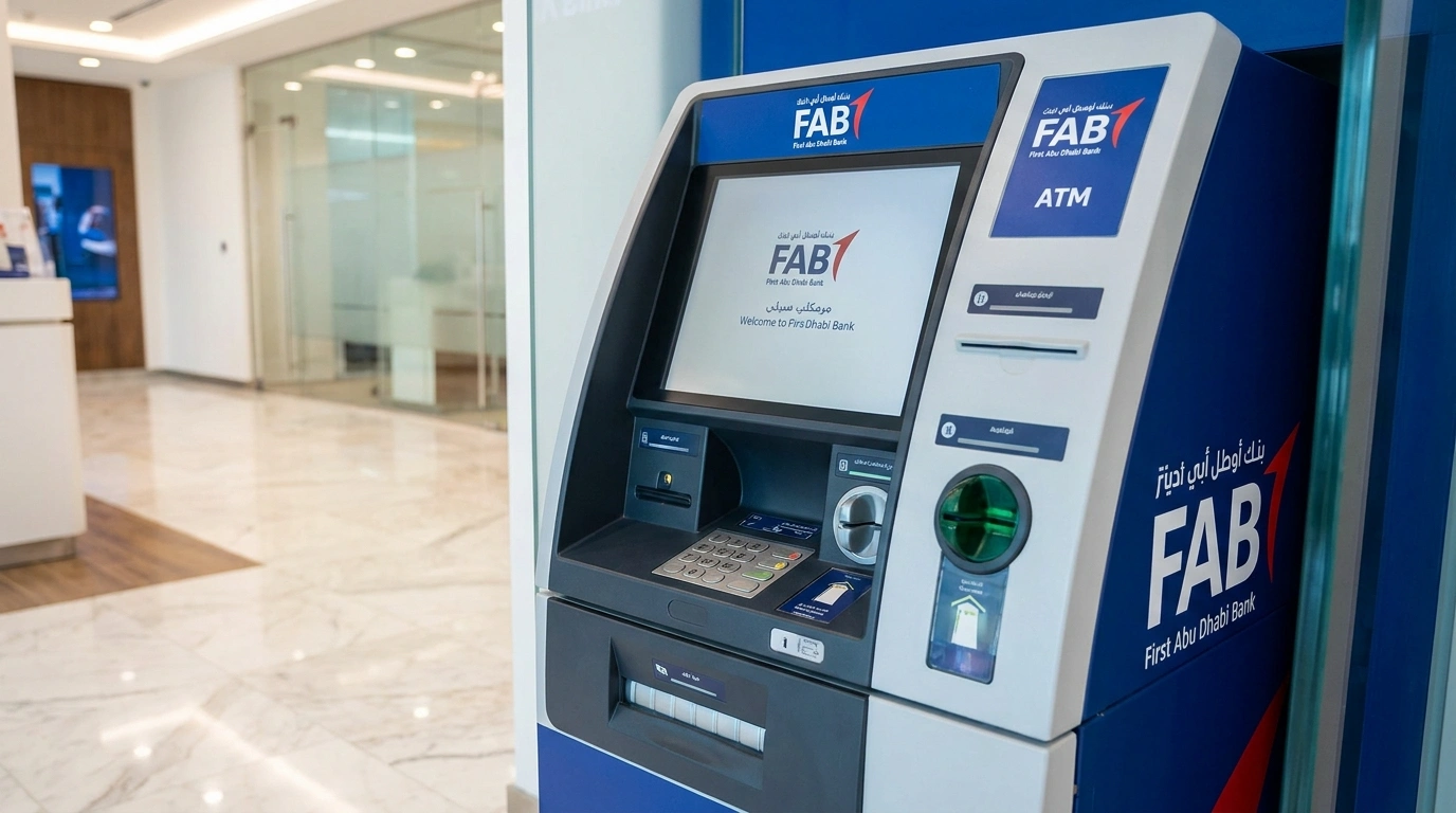 FAB Balance Check using FAB Bank ATM