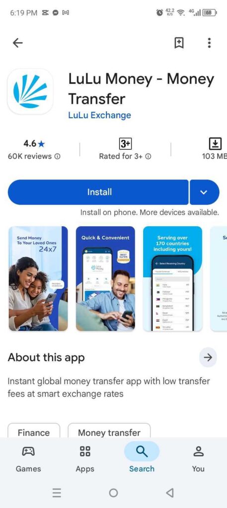 Lulu Money App