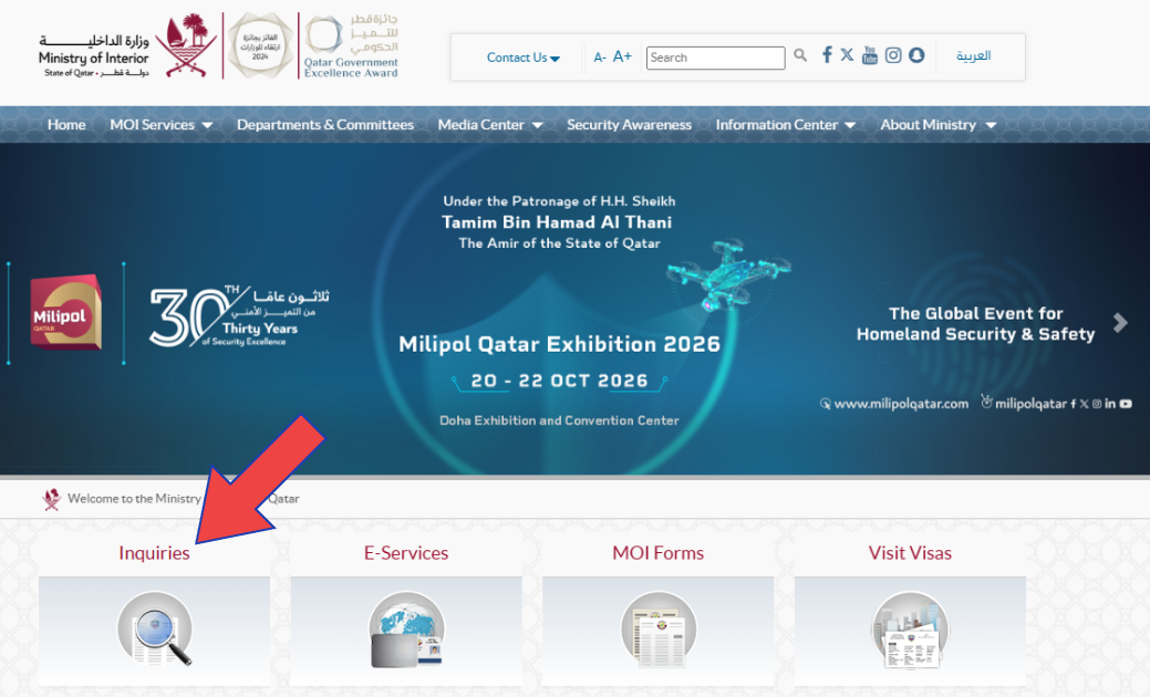 MOI Qatar Traffic Violation Check Online (2026)