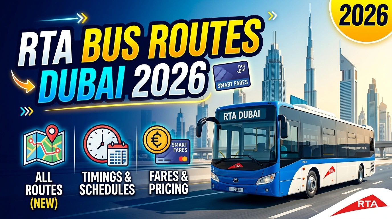 RTA Bus Routes Dubai 2026: All Routes, Timings and Fares