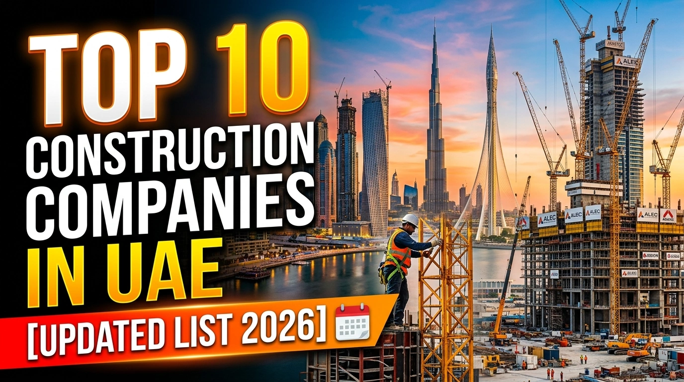 Top 10 Construction Companies in UAE [Updated List 2026]
