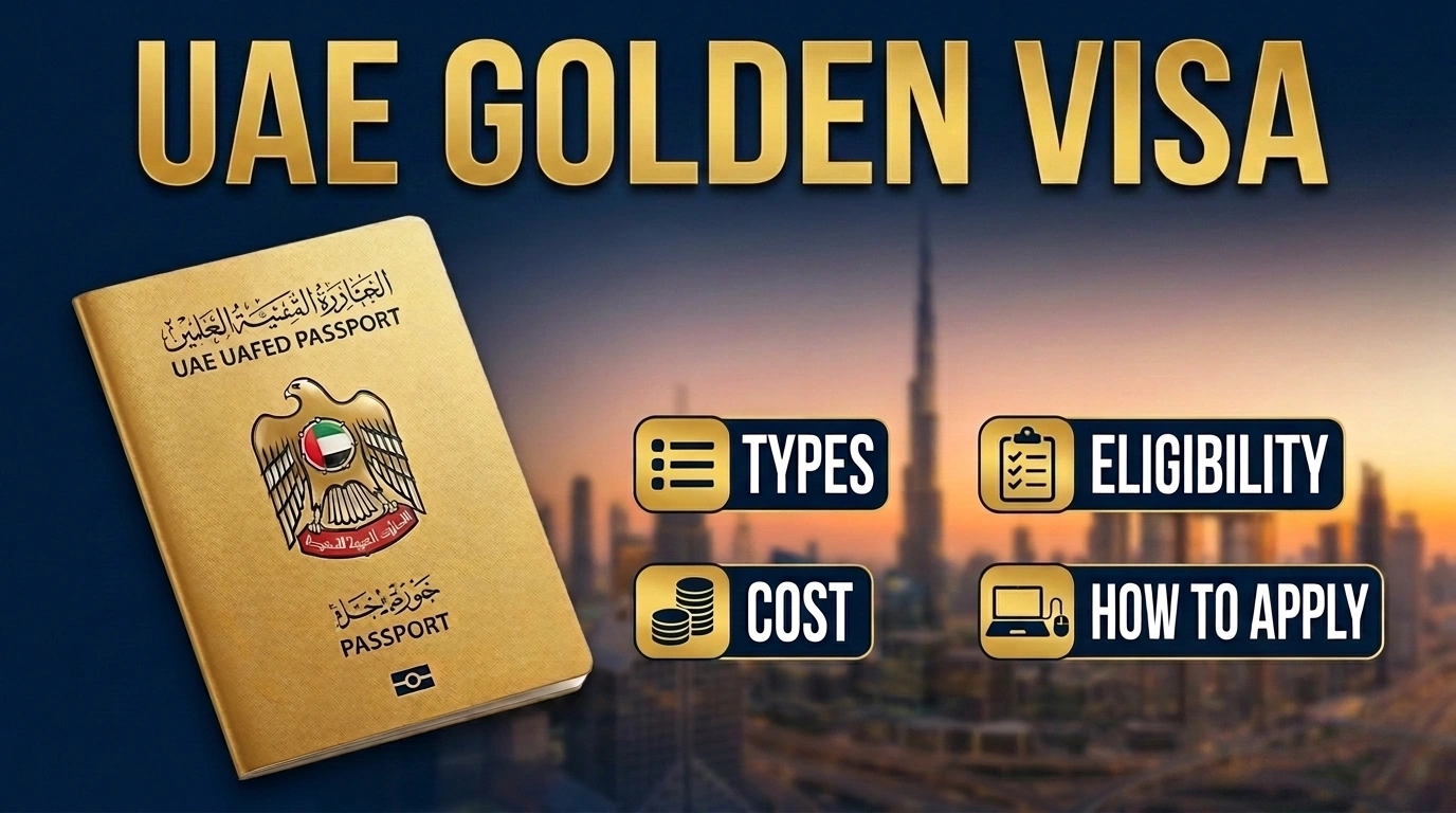 UAE Golden Visa | Types, Eligibility, Cost & How to Apply