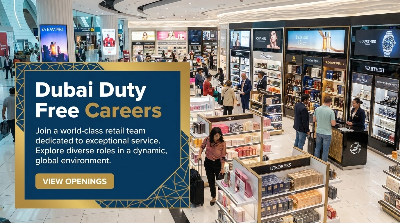 Dubai Duty Free Careers 2026 Airport Retail Jobs