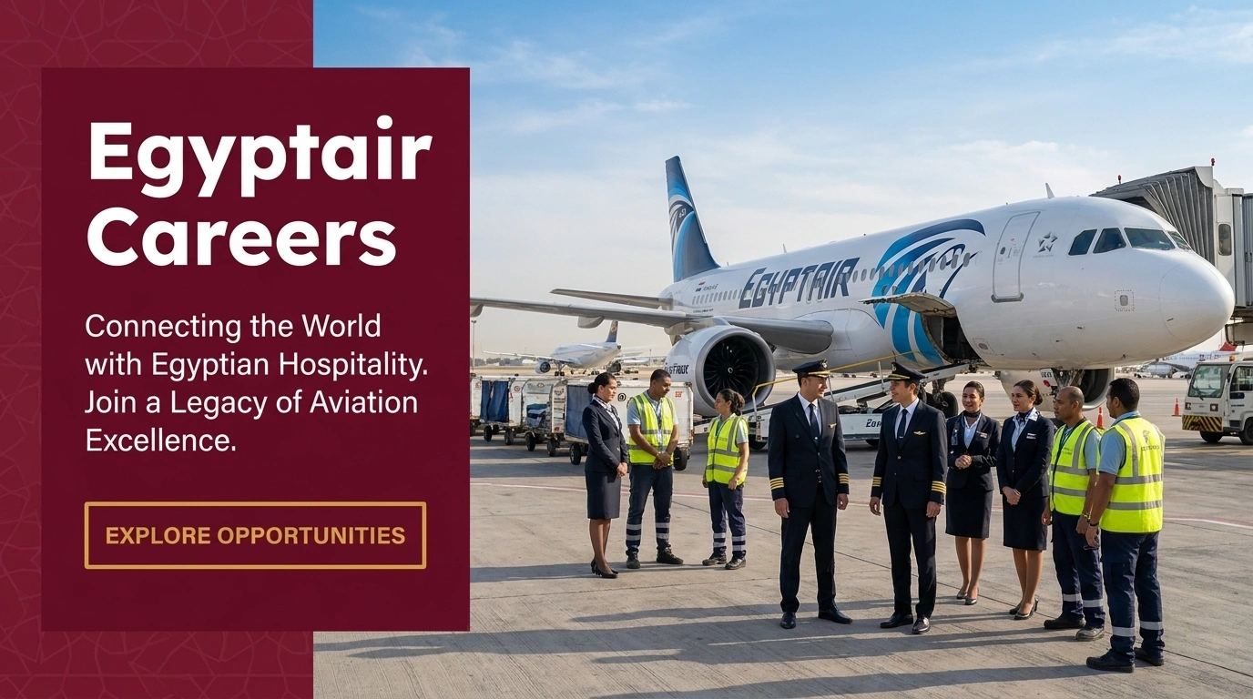 Egyptair Careers 2026 Cairo Cabin Crew and Airport Jobs