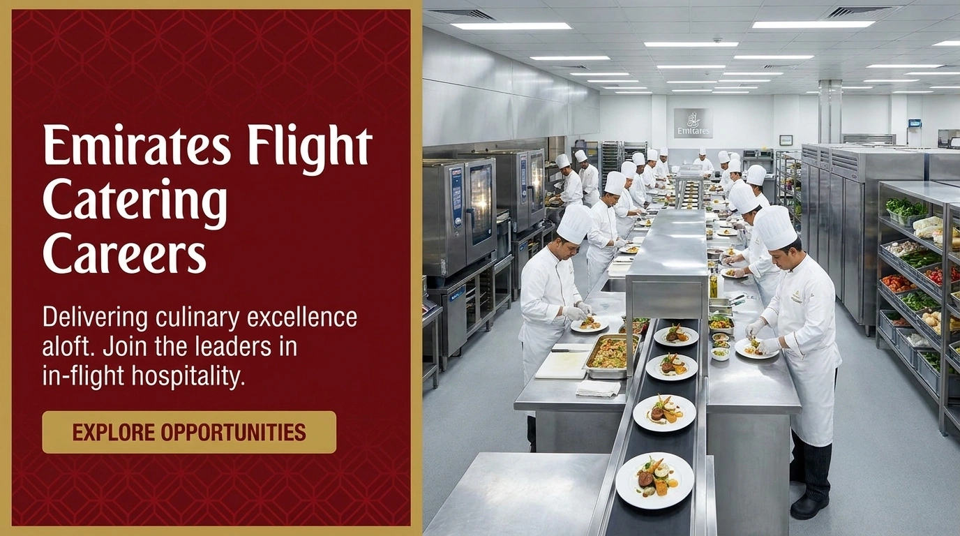 Emirates Flight Catering Careers 2026 Dubai Aviation Food Jobs