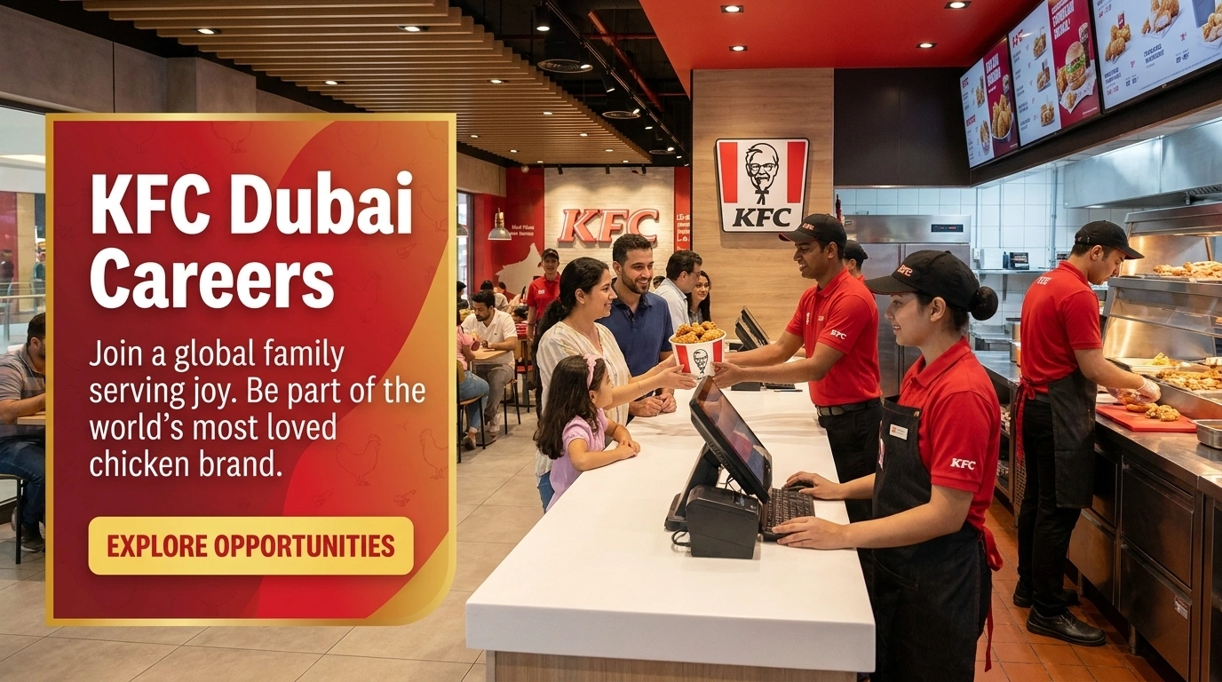 KFC Dubai Careers 2026 Fast Food Crew and Delivery Rider Jobs