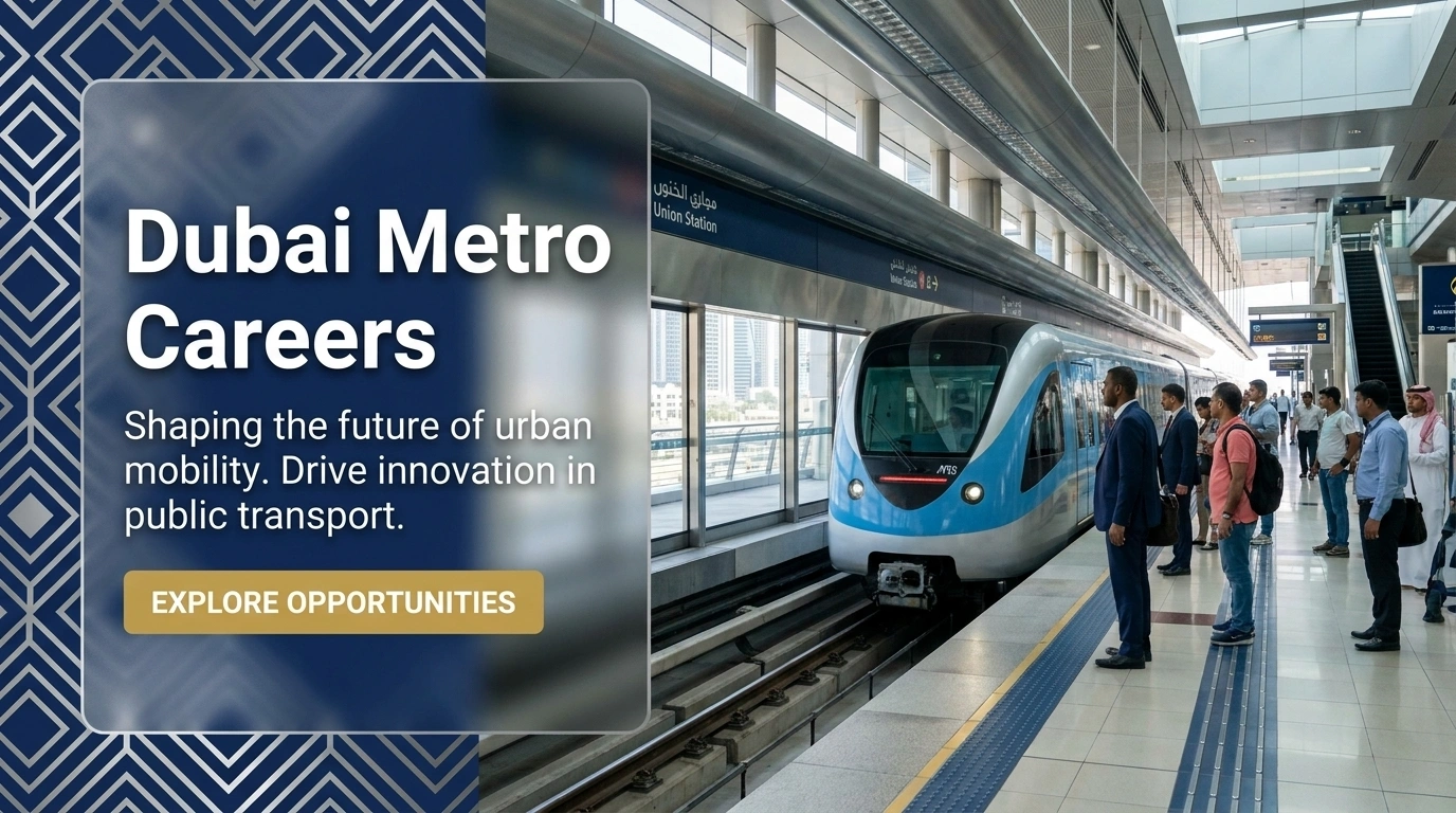 Dubai Metro Careers 2026 Station Staff and Rail Jobs