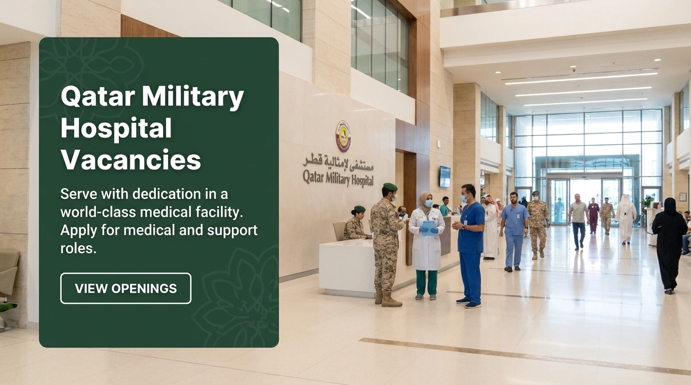 Qatar Military Hospital Vacancies 2026 Defense Healthcare Jobs
