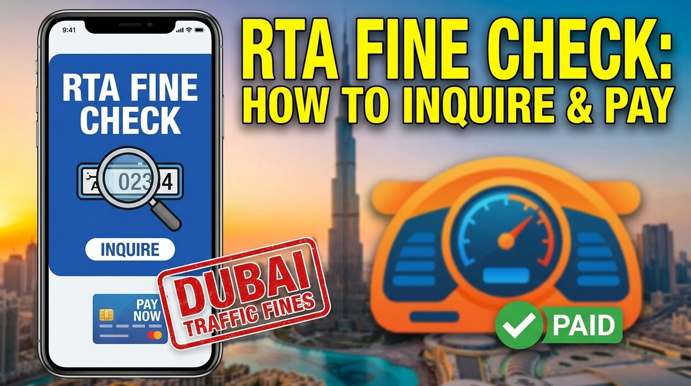RTA Fine Check 2026: How to Check and Pay Dubai Traffic Fines Online